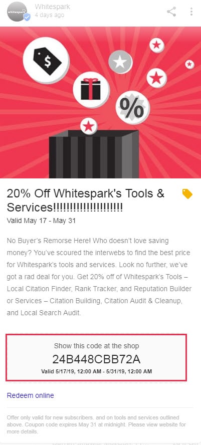 coupon