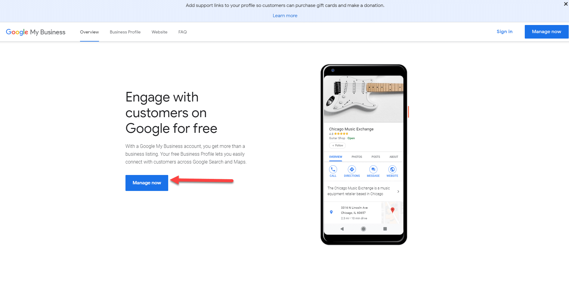 première étape creation compte GMB creation compte Google my business