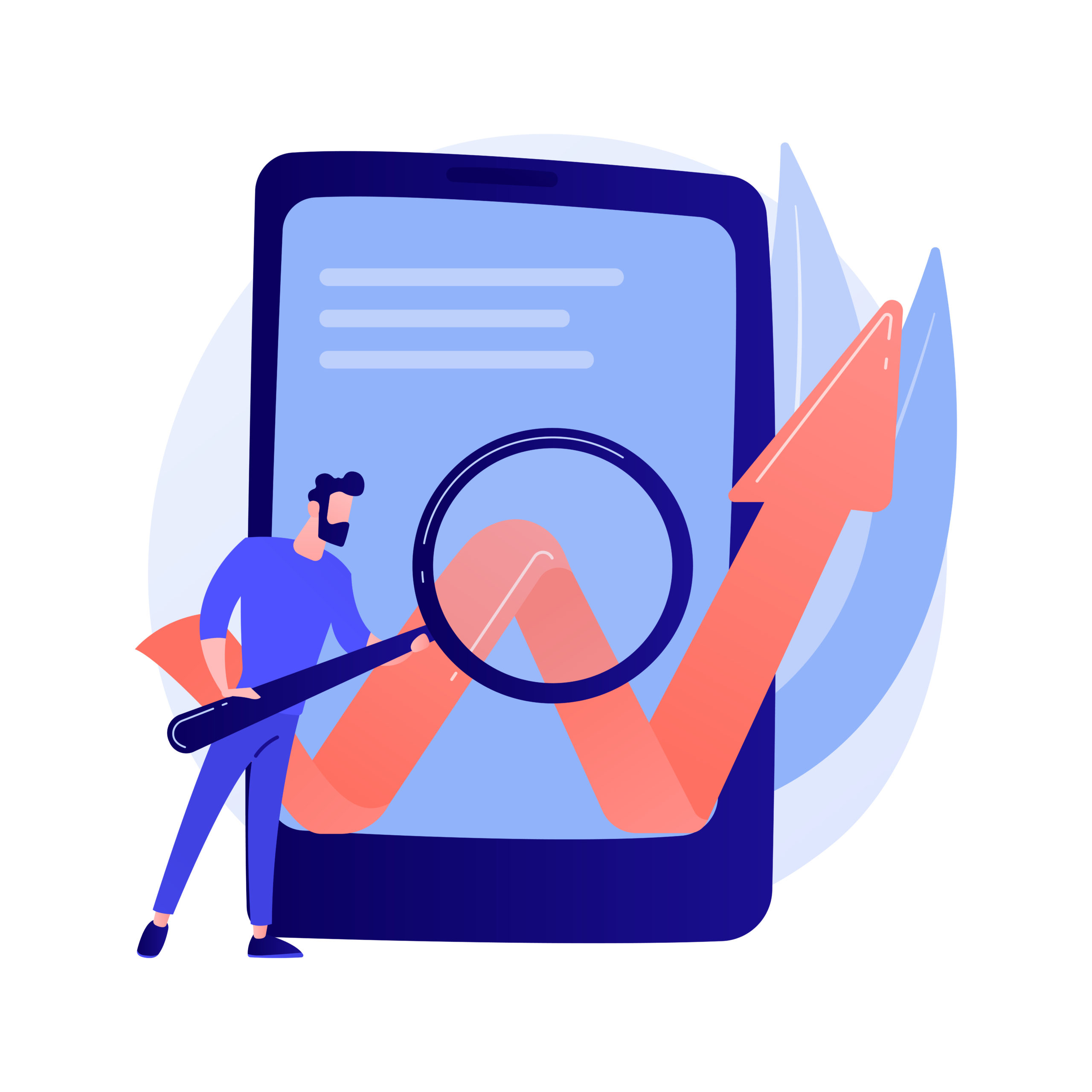 Mobile software optimization vector concept metaphor.